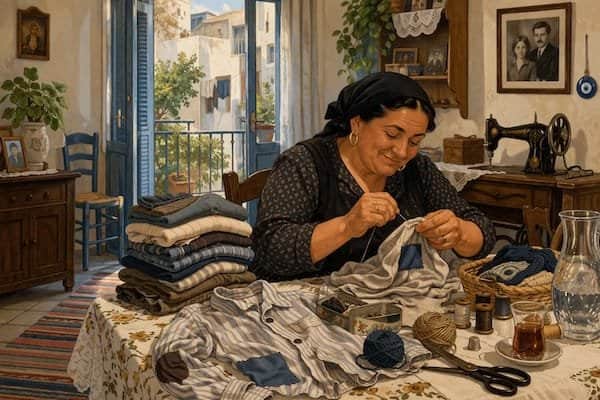 A Seamstress, a Zipper, and Giorgos