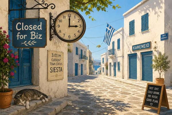 At 3:00 PM, Greece Disappears