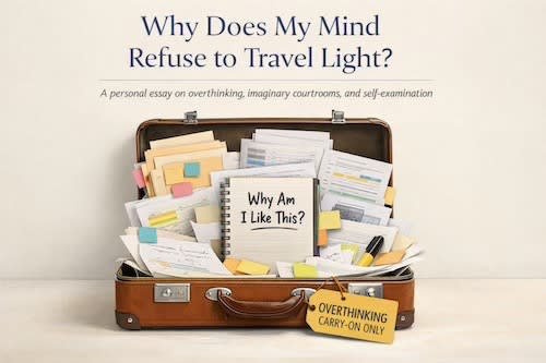 Why does my mind refuse to travel light?
